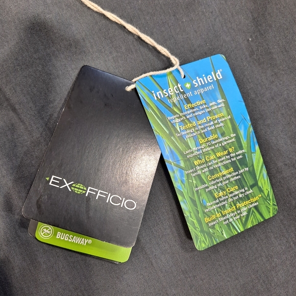 Exofficio Grey Carbon Bugsaway Abrigo Pant NWT - Picture 10 of 10